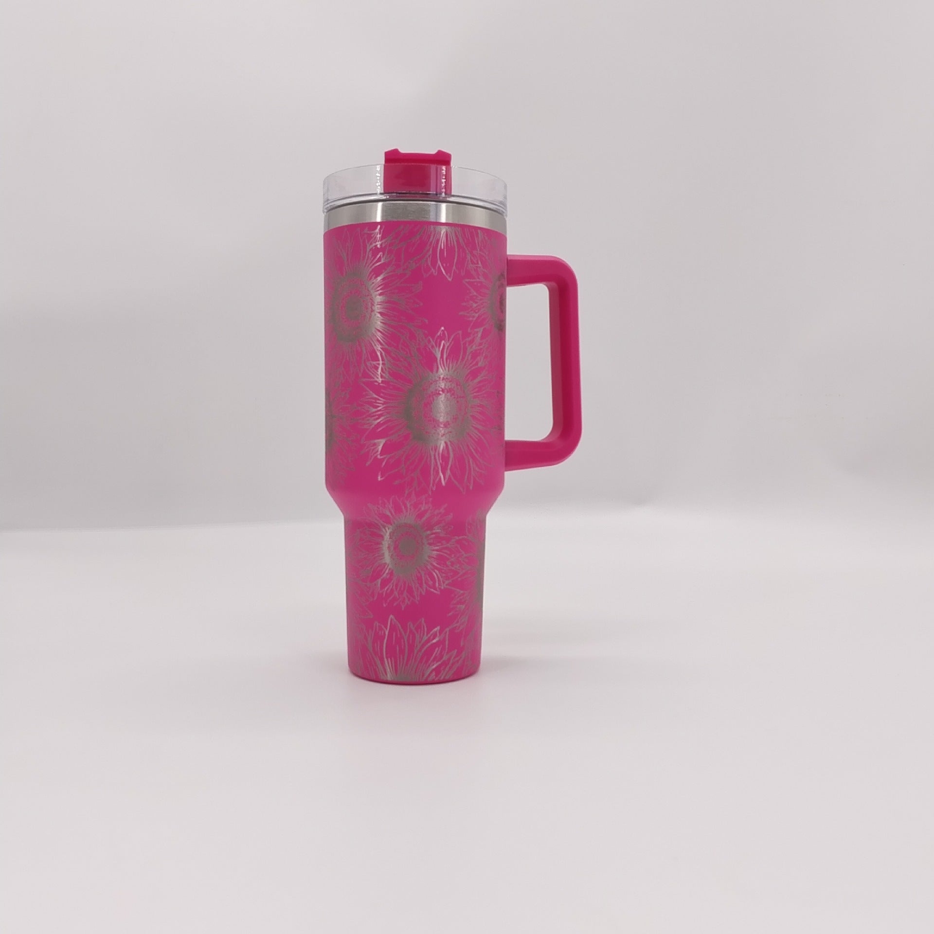 Wholesale Tumbler Sunflower Double Layer Stainless Steel Tumbler Cup